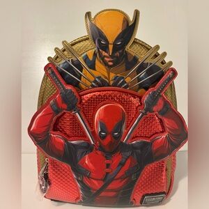 Loungefly Marvel Deadpool & Wolverine Mini Backpack